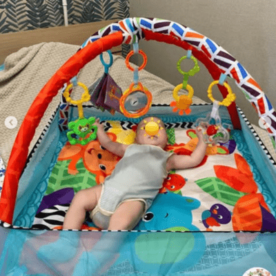 Tapis d'Éveil - BabyGymPlayMat™ - Bleu - Mon univers vetements bebe