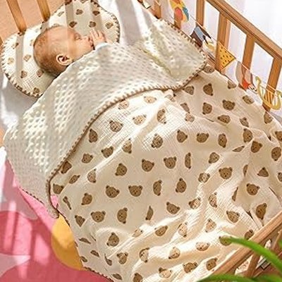 Couverture bébé | 100% Coton Bio - Mon univers vetements bebe