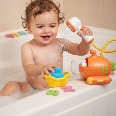 Jouet baignoire bébé | Aquafun Coloré - Mon univers vetements bebe