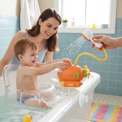 Jouet baignoire bébé | Aquafun Coloré - Mon univers vetements bebe
