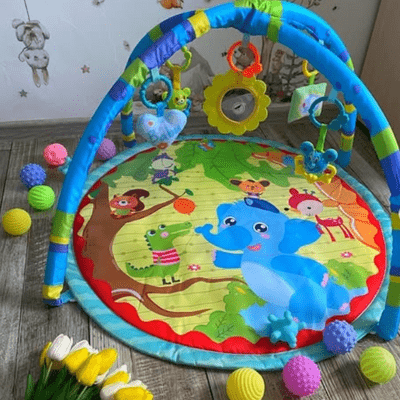 Tapis d'Éveil - BabyGymPlayMat™ - Éléphant - Mon univers vetements bebe