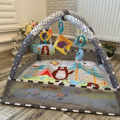 Tapis d'Éveil - BabyGymPlayMat™ - Gris - Mon univers vetements bebe