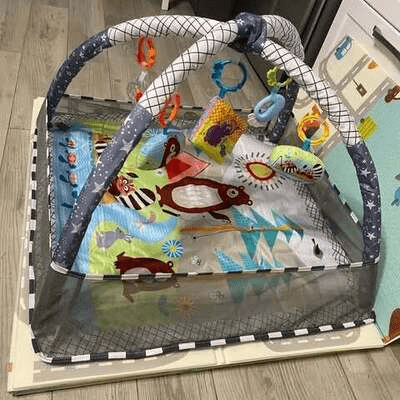 Tapis d'Éveil - BabyGymPlayMat™ - Gris - Mon univers vetements bebe